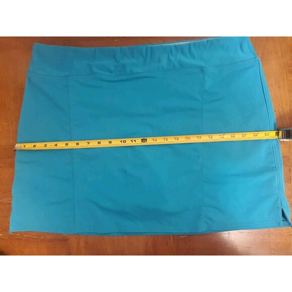 Adidas Clima-cool Turquoise‎ Stretch Skort Skirt Athletic Athleisure Sz XL - Picture 4 of 6